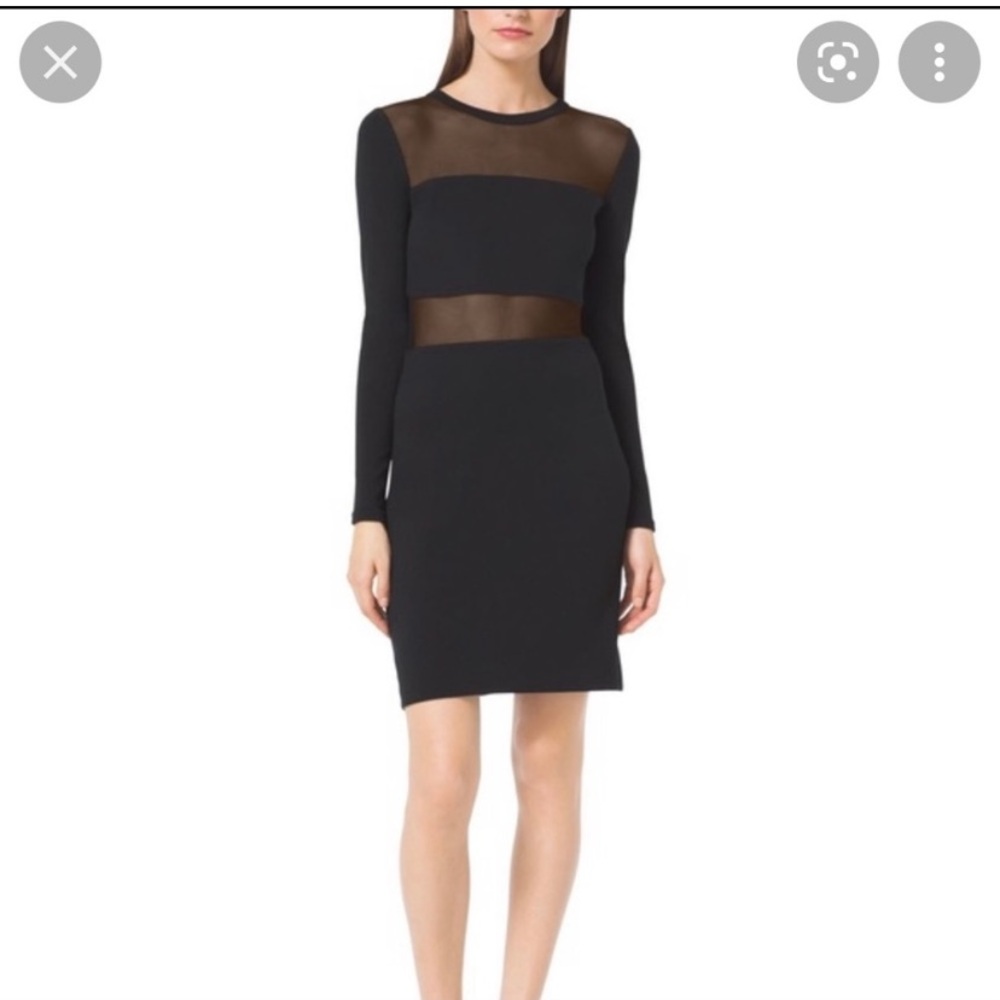 Black Mesh H&M Bodycon Dress